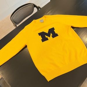 Hill Flint Michigan Sweater - Men’s Large - GO BLUE
